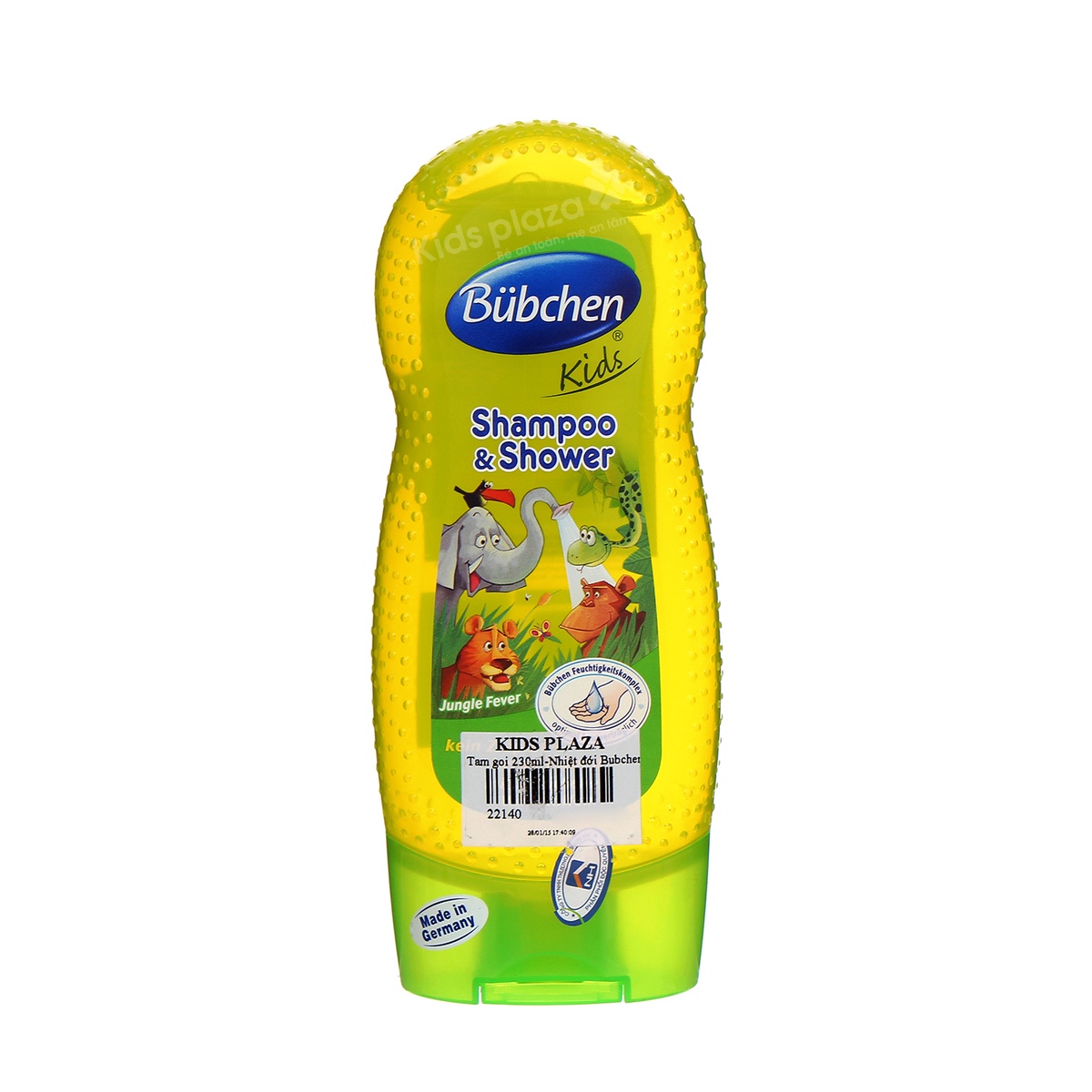 Sữa tắm gội cho bé Bubchen 230ml  - mặt trái