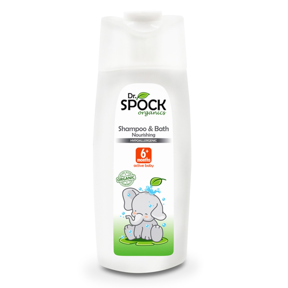 Sữa tắm gội Dr Spock 6M+ 400ml (Khuyến mại không bán)
