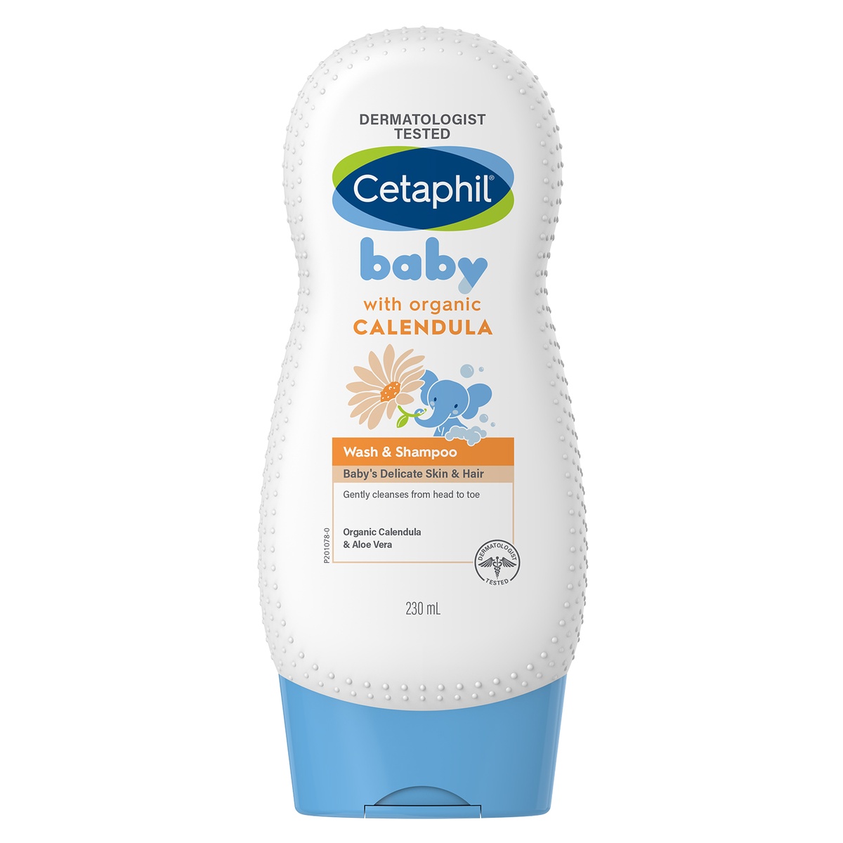 Sữa tắm gội hoa cúc Cetaphil 230ml - mặt phải