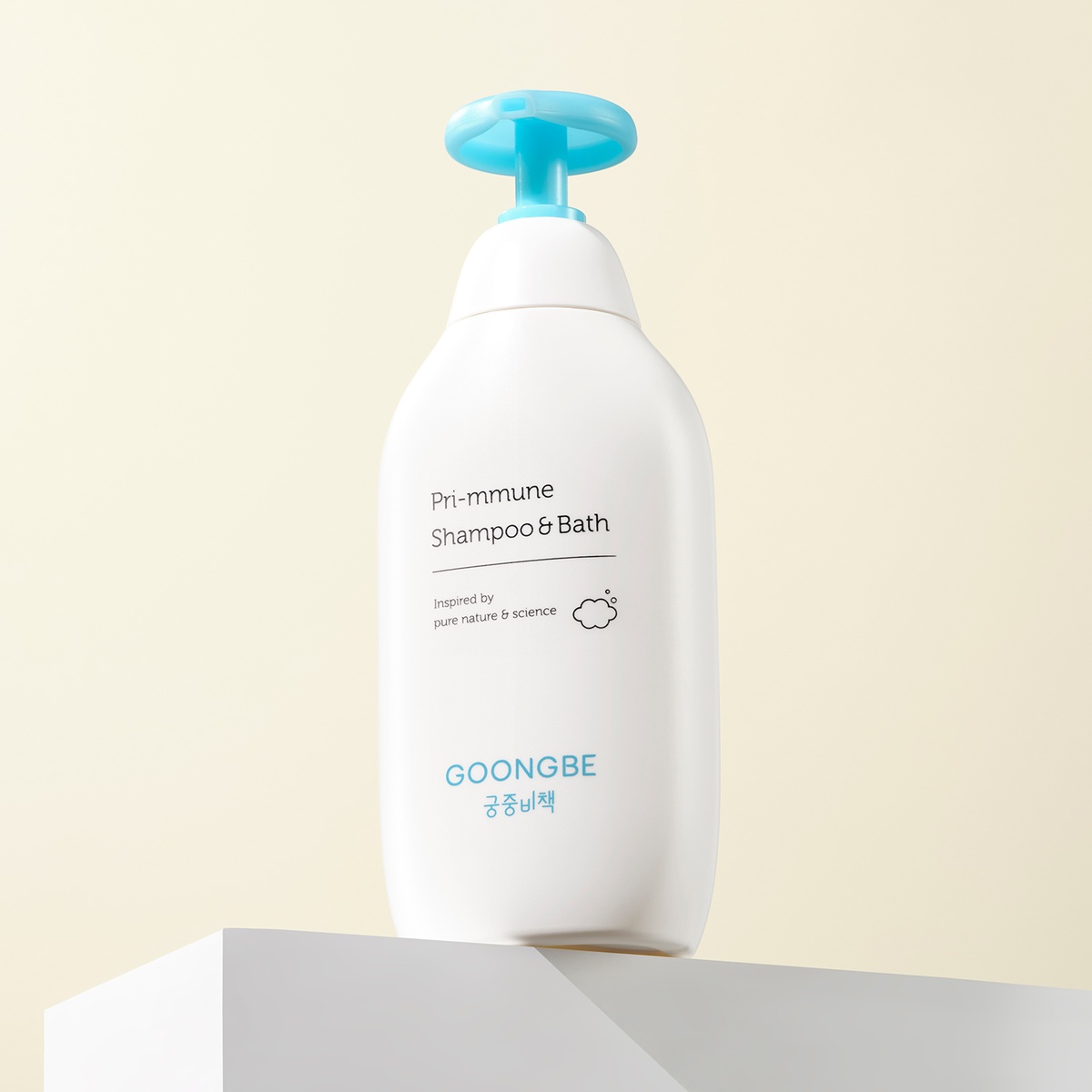 Sữa tắm gội toàn thân cho bé Goongbe 350ml 0M+ - mặt trái