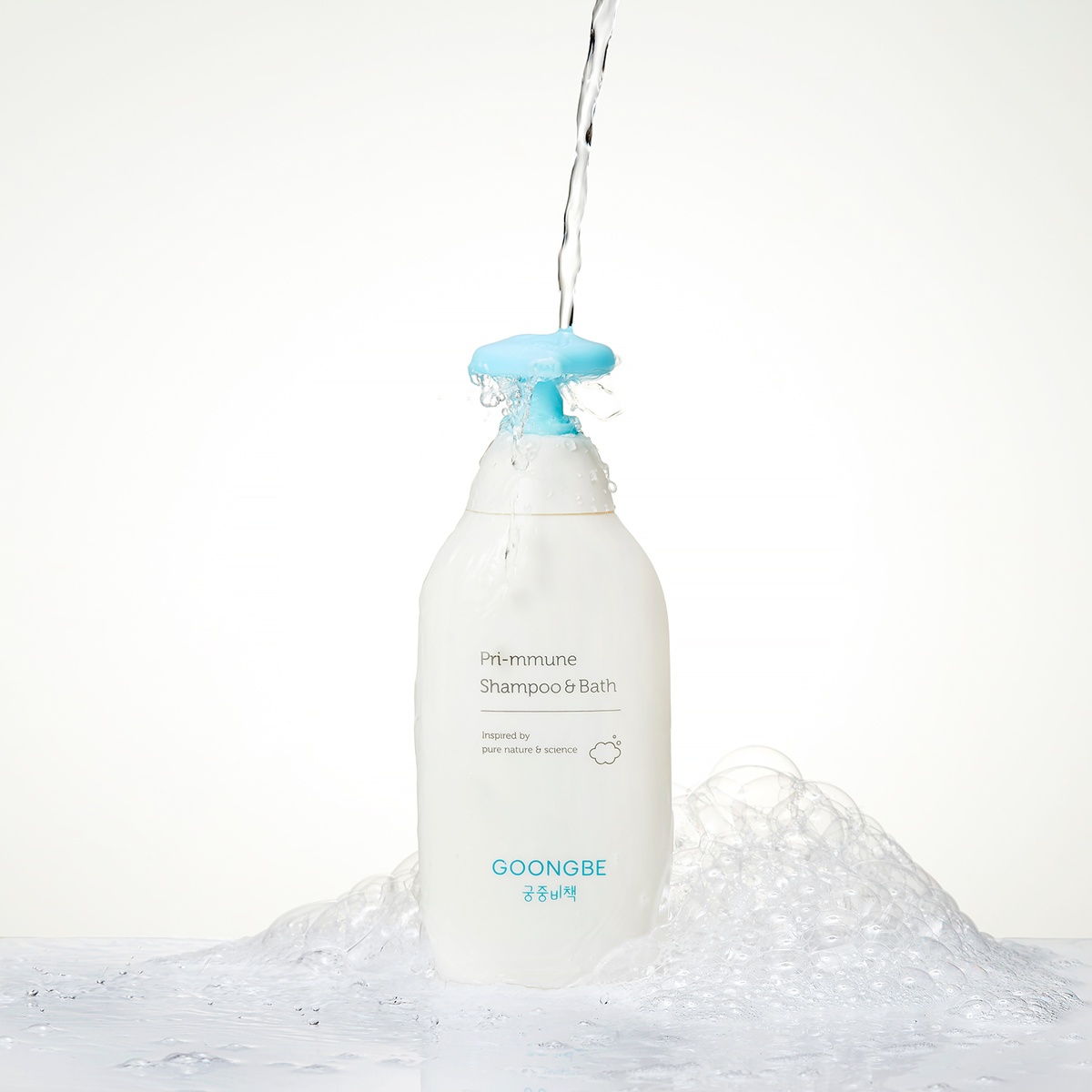 Sữa tắm gội toàn thân cho bé Goongbe 350ml 0M+ - mặt phải