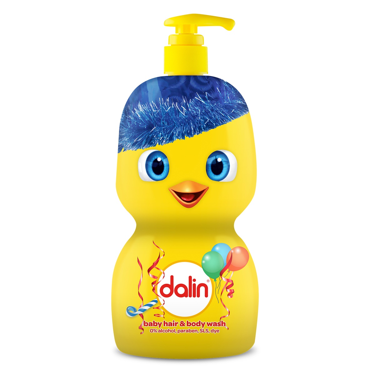 Sữa tắm gội trẻ em Dalin 650ml - mặt trái