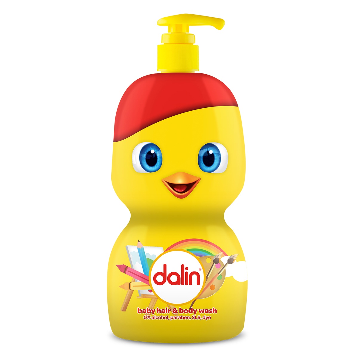 Sữa tắm gội trẻ em Dalin 650ml - mặt sau