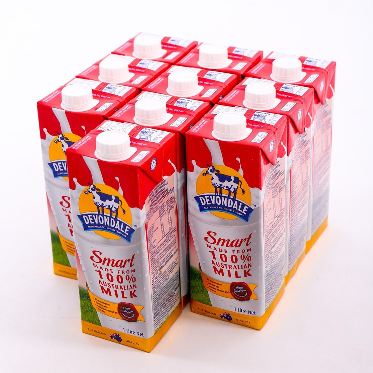 Sữa tươi Devondale Smart 1L - mặt trái
