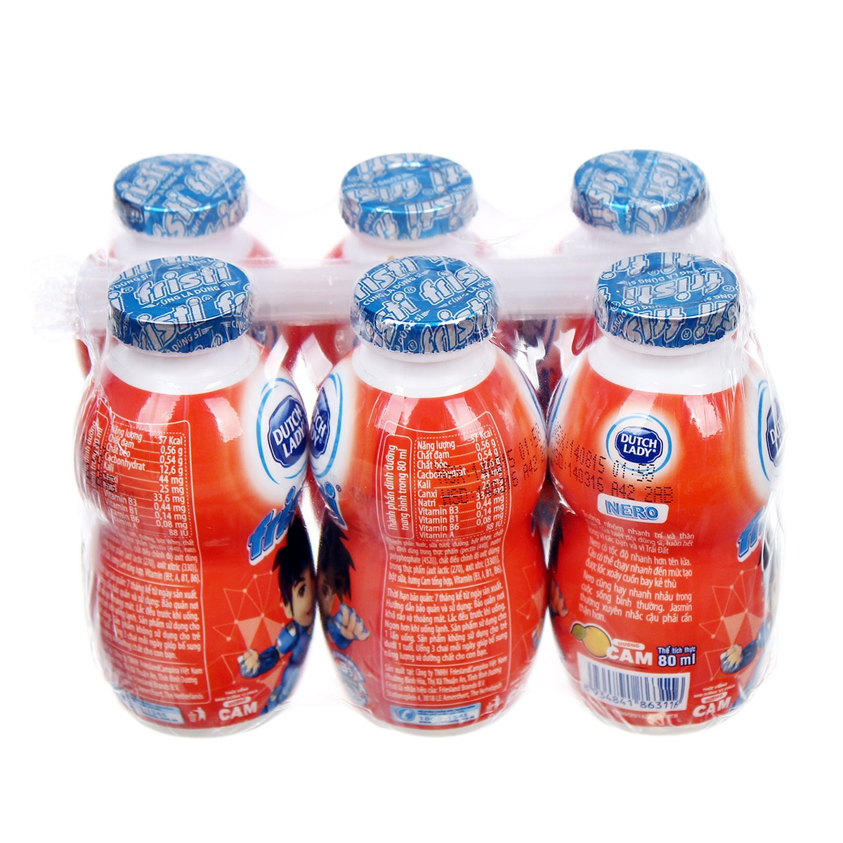 Sữa tươi Fristi vị cam 80ml - mặt phải