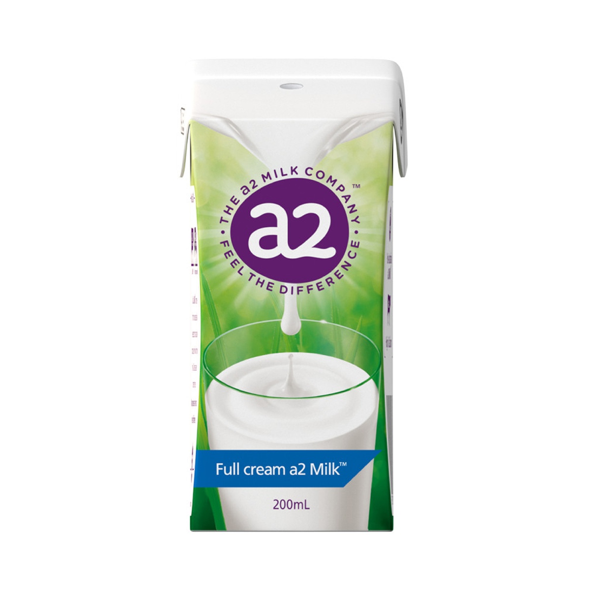 Sữa tươi tiệt trùng nguyên kem A2 (6*200ml) - mặt trái