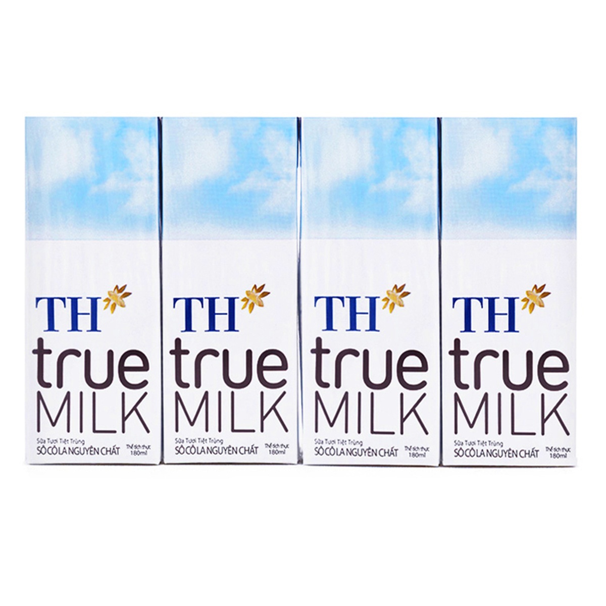 Sữa tươi tiệt trùng TH True Milk vị Socola 180ml - mặt phải