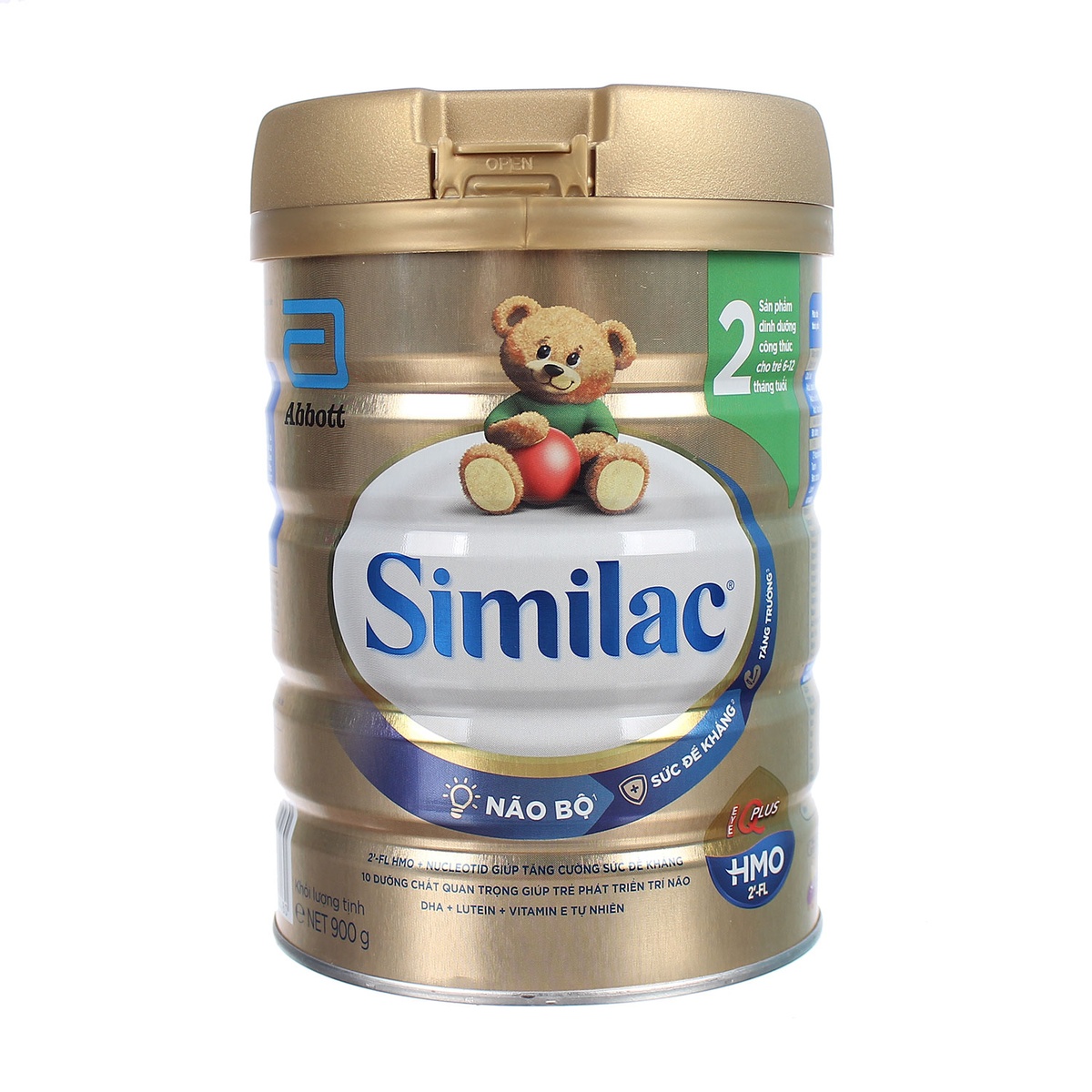 Sữa Similac IQ HMO Gold Lable số 2 900g - mặt trước