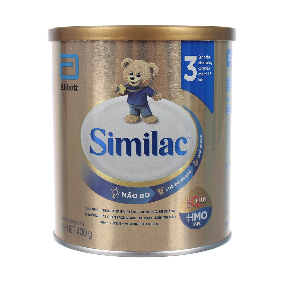 Sữa Similac IQ HMO Gold Lable số 3 400g (1-2 tuổi) - mặt trước