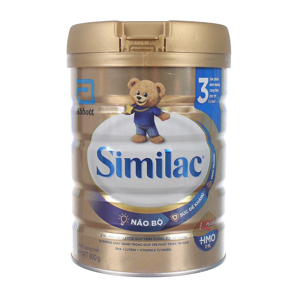 Sữa Similac IQ HMO Gold Lable số 3 900g (1-2 tuổi) - mặt trước