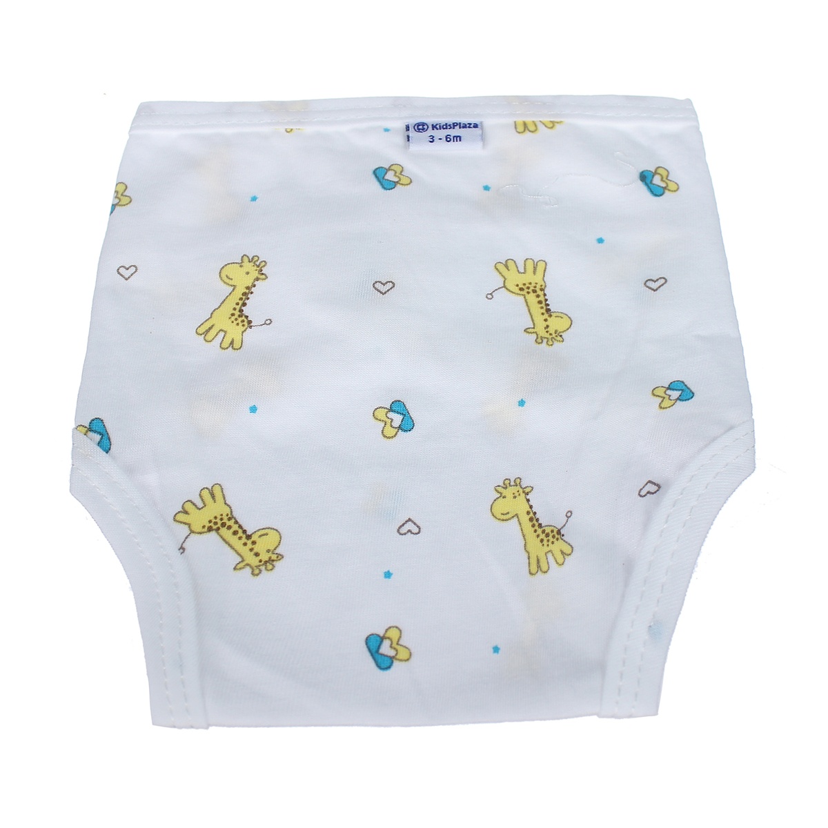 Tã dán cho bé KidsPlaza in hình chú hươu cao cổ (Trắng Vàng) - mặt sau