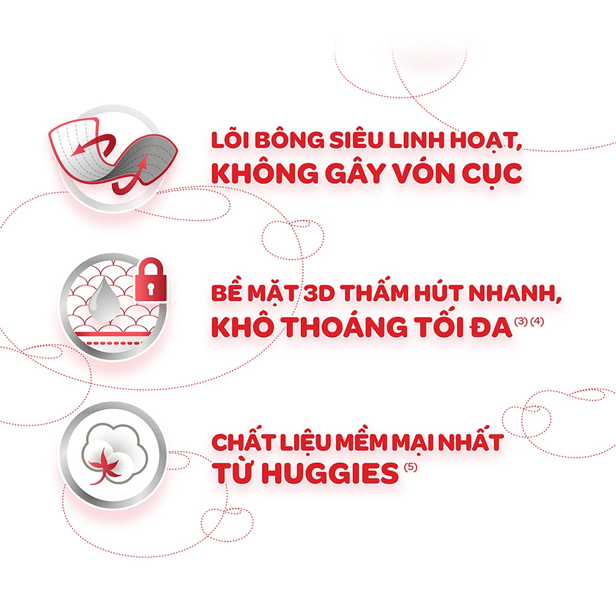 Tã dán Huggies Nature size XL 44 miếng (Cho bé 12-17kg) - mặt sau
