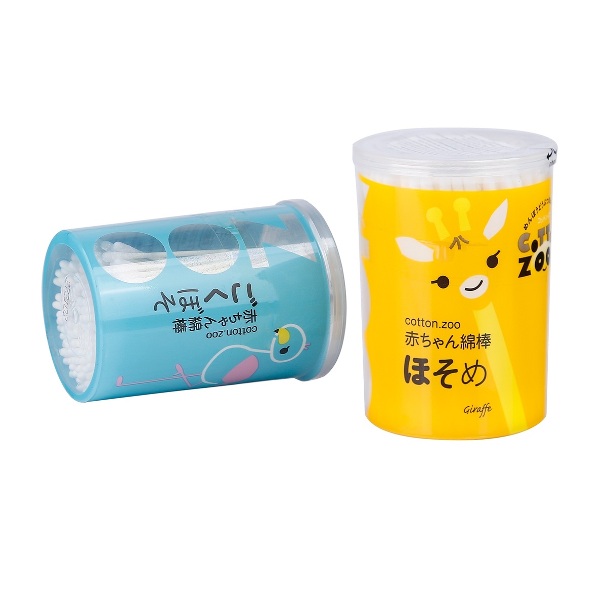 Tăm bông hươu Cotton Zoo 200 que - mặt trái