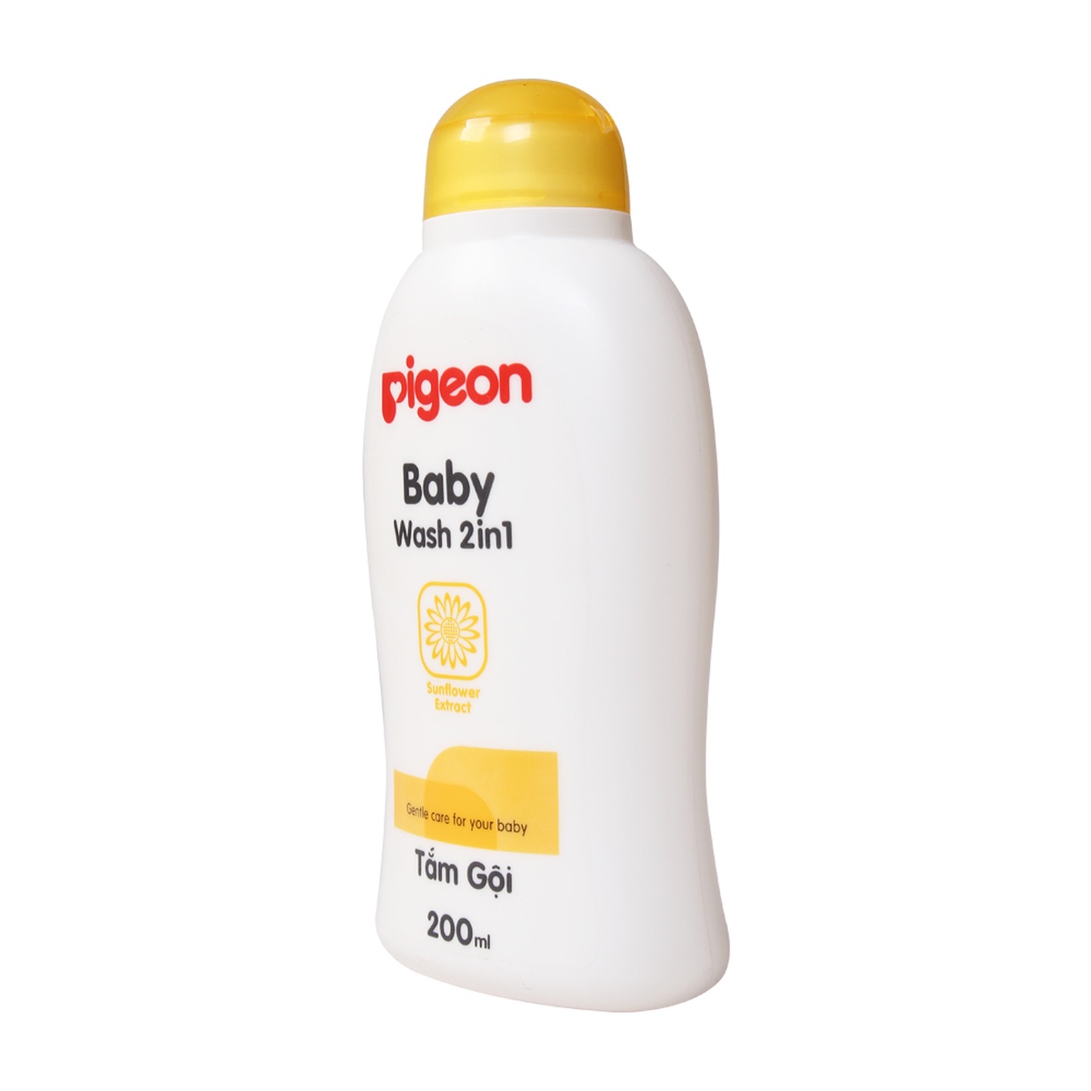 Sữa tắm gội Pigeon tinh chất hoa hướng dương 200ml - mặt phải