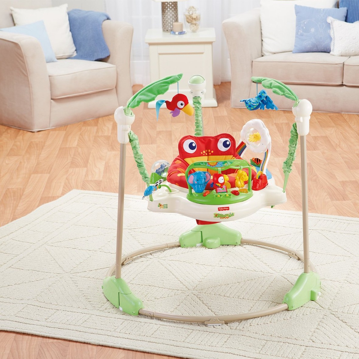 Đồ chơi tập đứng Jumperoo Fisher Price Rainforest  P0105 - hình 7
