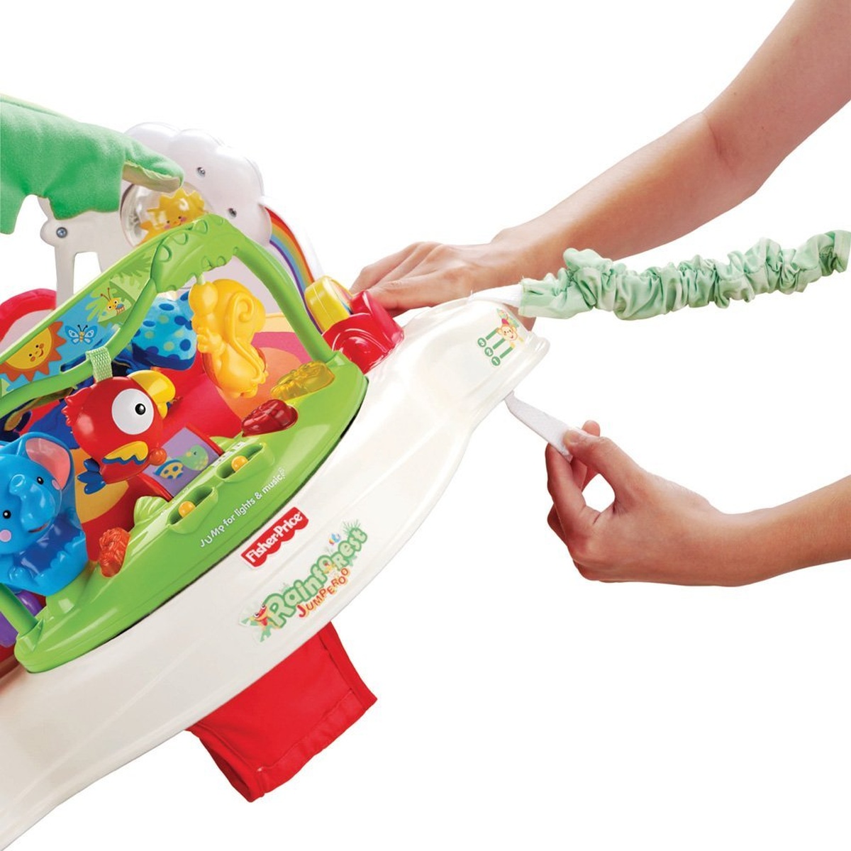 Đồ chơi tập đứng Jumperoo Fisher Price Rainforest  P0105 - hình 13