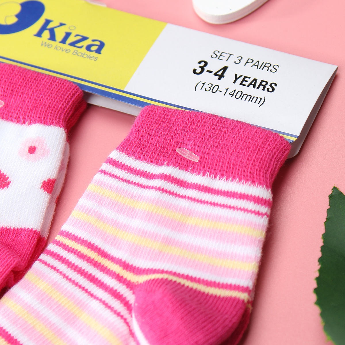 Tất chống trơn sơ sinh Kiza 2018bss-541 set 3 đôi (6M-5Y) - hình 6