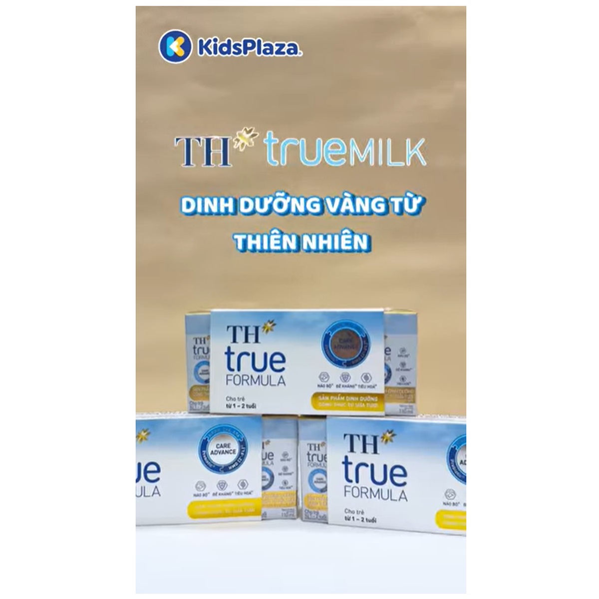 Sữa nước TH True Milk Formula 4x110ml (1-2Y) - video