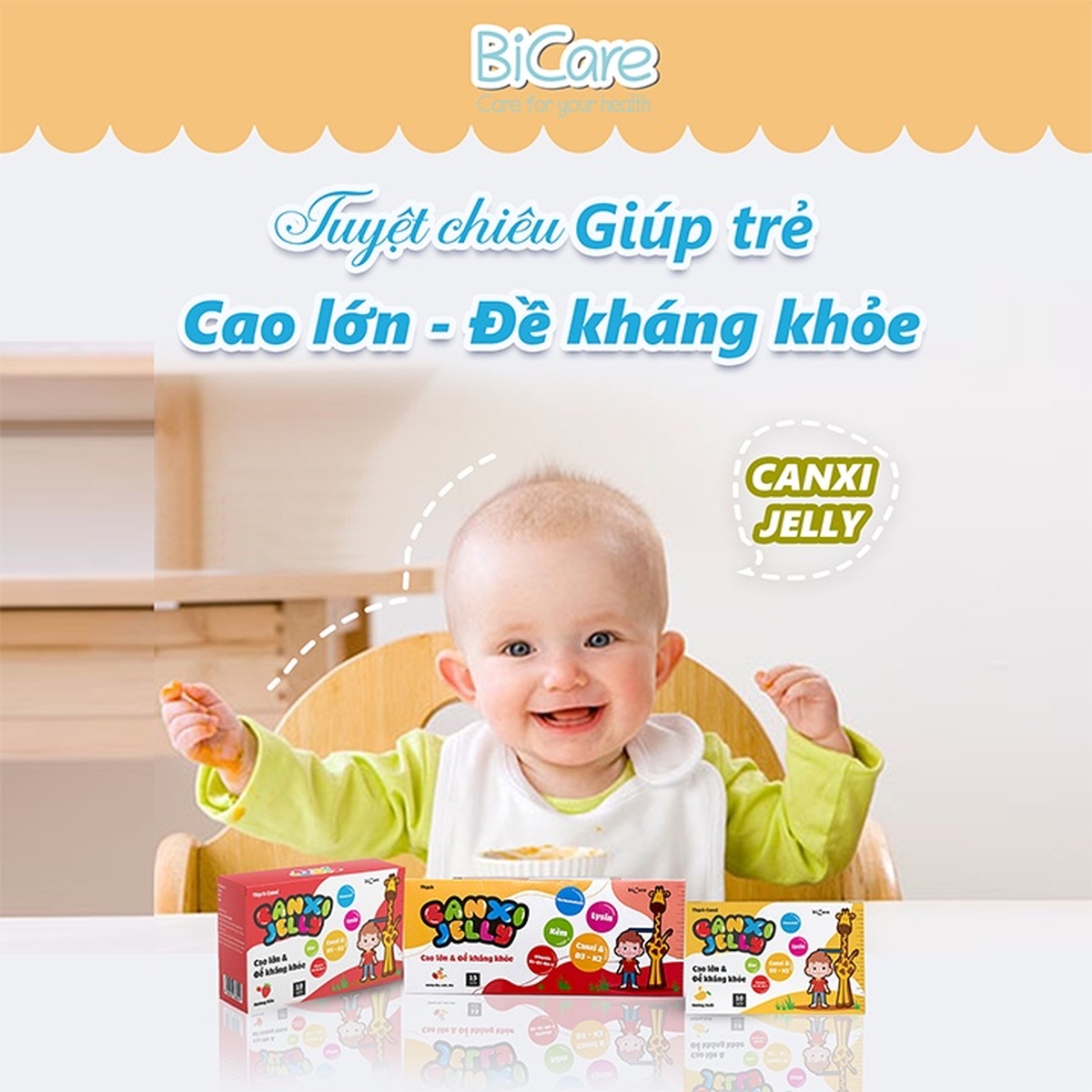 Thạch trái cây Canxi Jelly 3 vị 15 gói - hình 9
