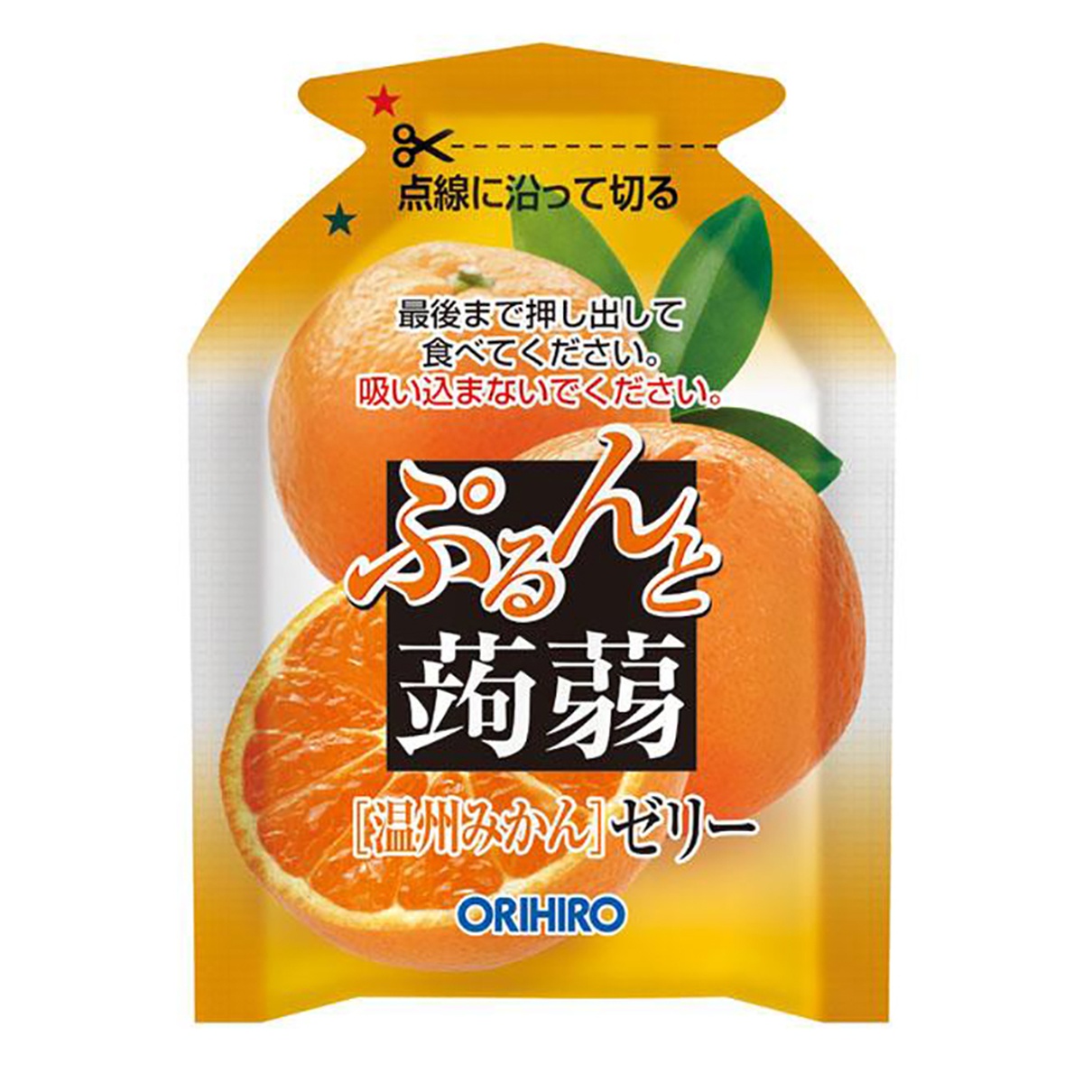 Thạch trái cây Orihiro vị Cam 120g - mặt phải