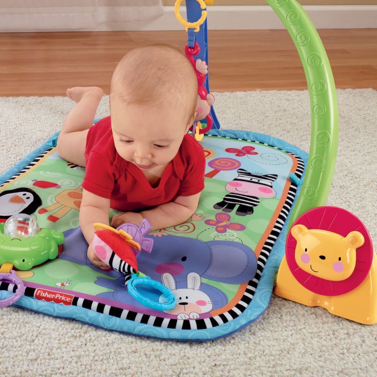 Thảm chơi có nhạc Fisher Price W9898 - góc nghiêng
