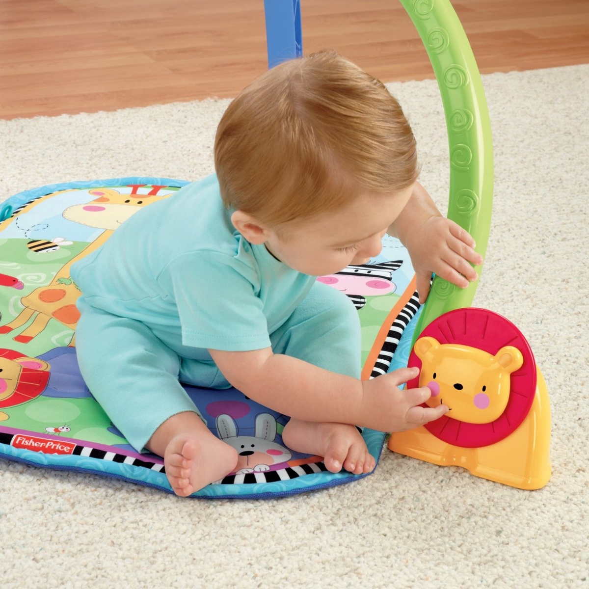 Thảm chơi có nhạc Fisher Price W9898 - mặt sau