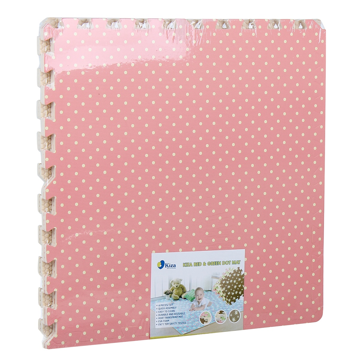 Thảm ghép KIZA Red & Green Dot - hình 6