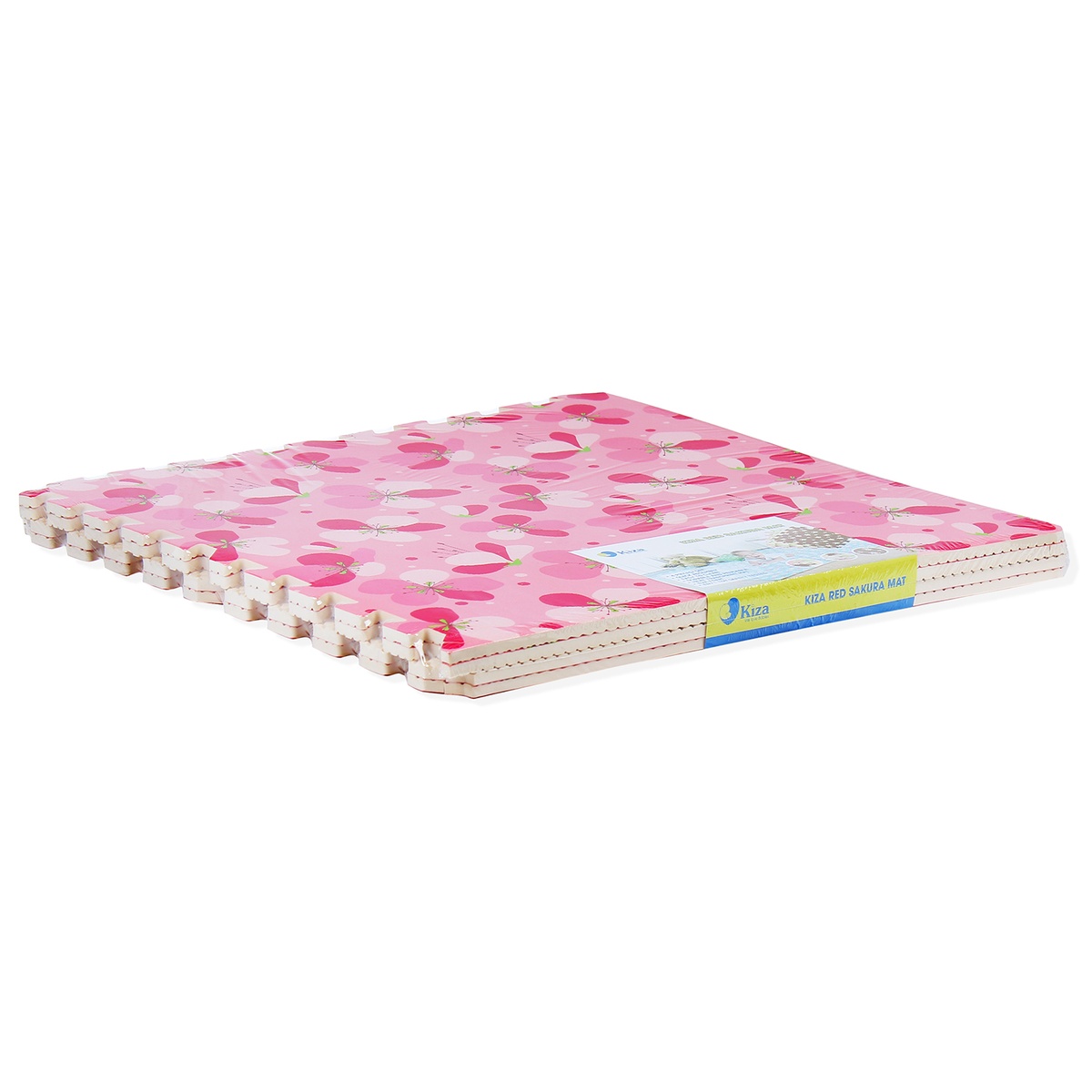 Thảm ghép KIZA Red Sakura  - góc nghiêng