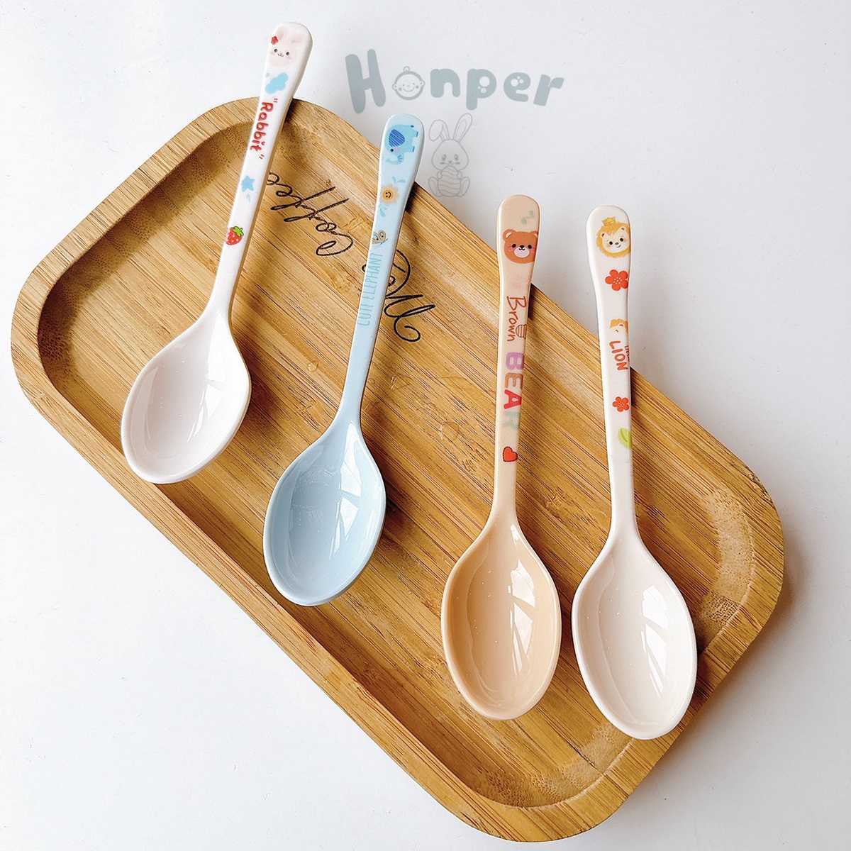 Thìa ăn cán nhỏ Honper HP2408 (Mẫu ngẫu nhiên) - mặt trái