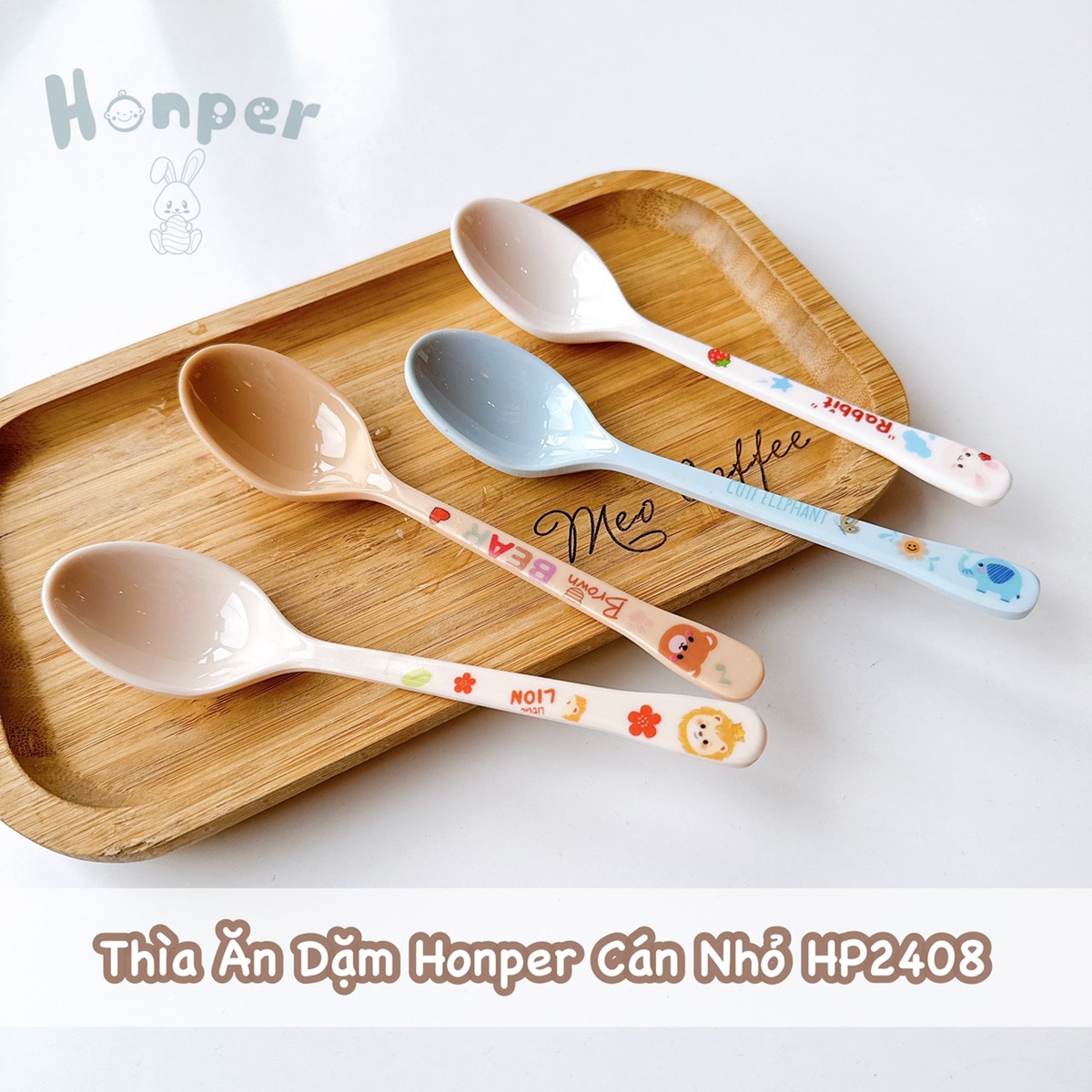 Thìa ăn cán nhỏ Honper HP2408 (Mẫu ngẫu nhiên) - mặt phải