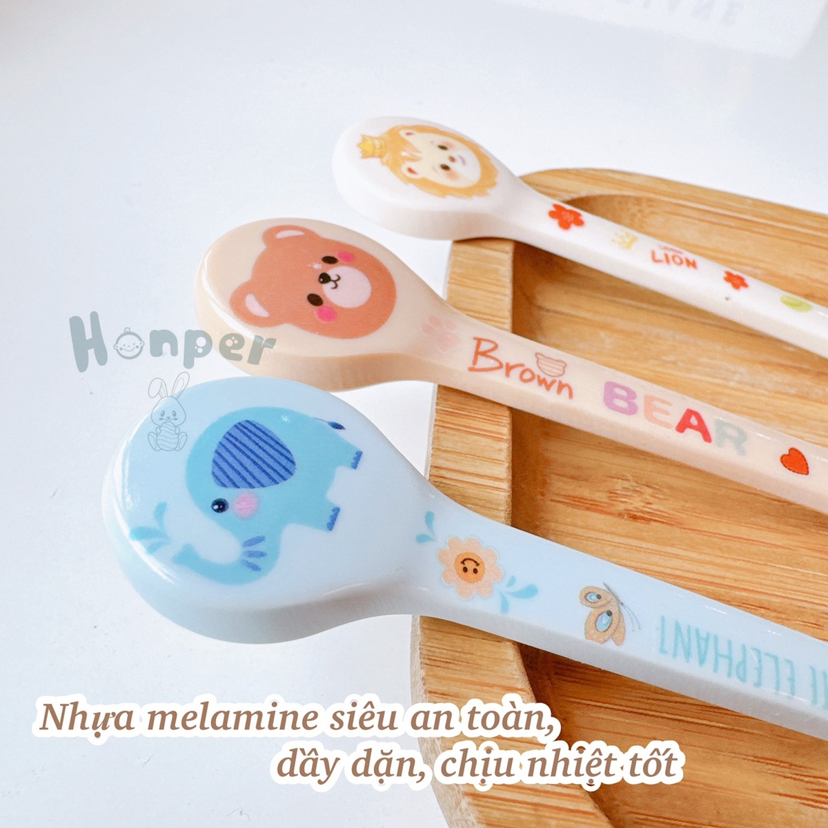 Thìa ăn cán to Honper HP2407 (Mẫu ngẫu nhiên) - mặt phải
