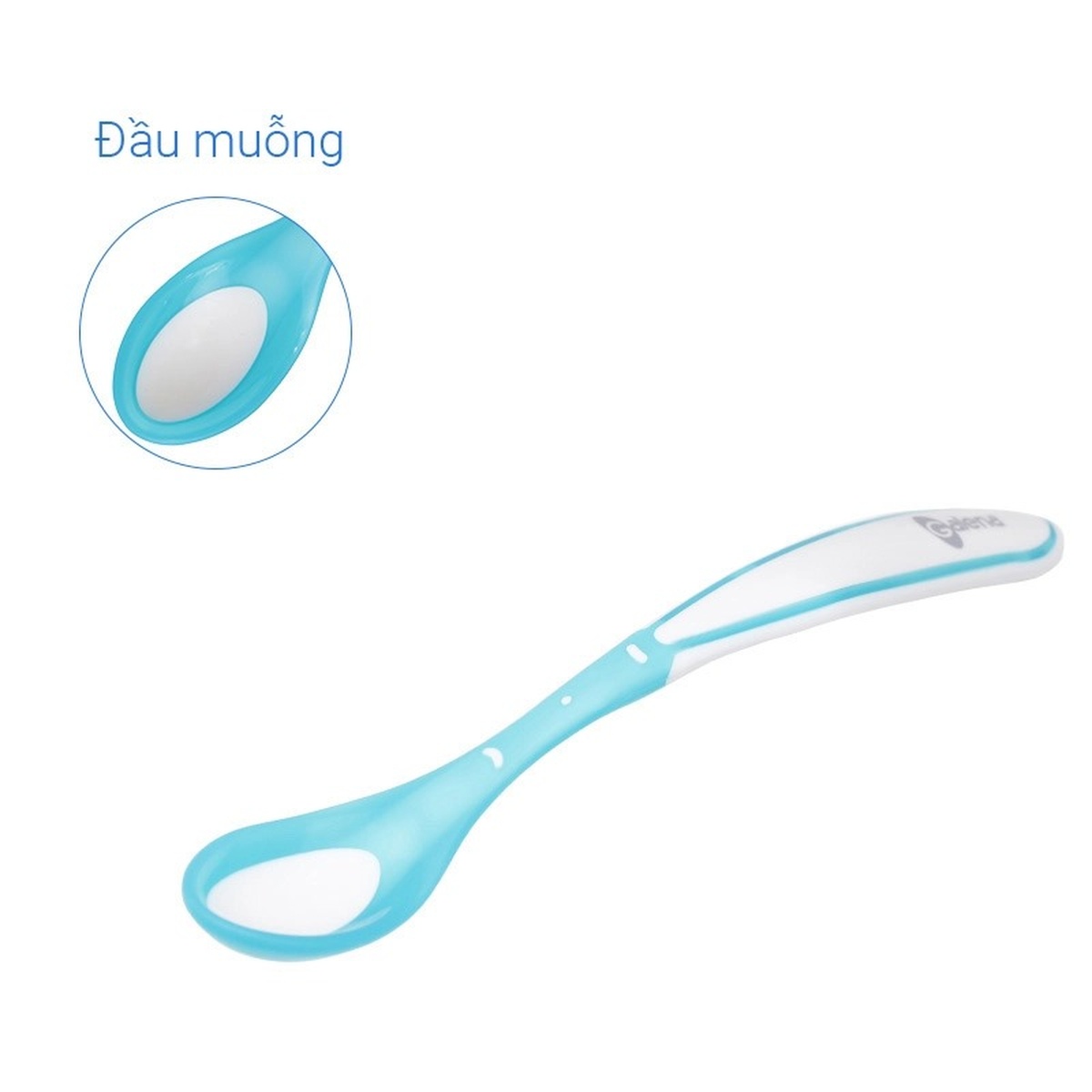 Thìa ăn dặm cảm biến nhiệt Galena GA-TS02 - góc nghiêng
