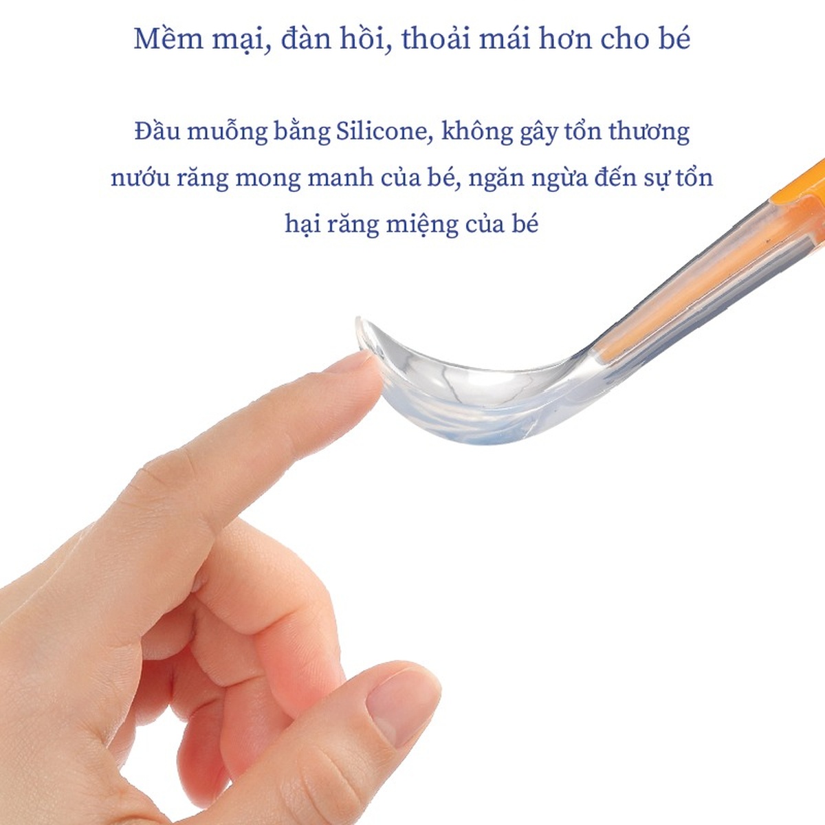 Thìa ăn dặm silicon Galena GA-SS01 (màu ngẫu nhiên) - hình 12