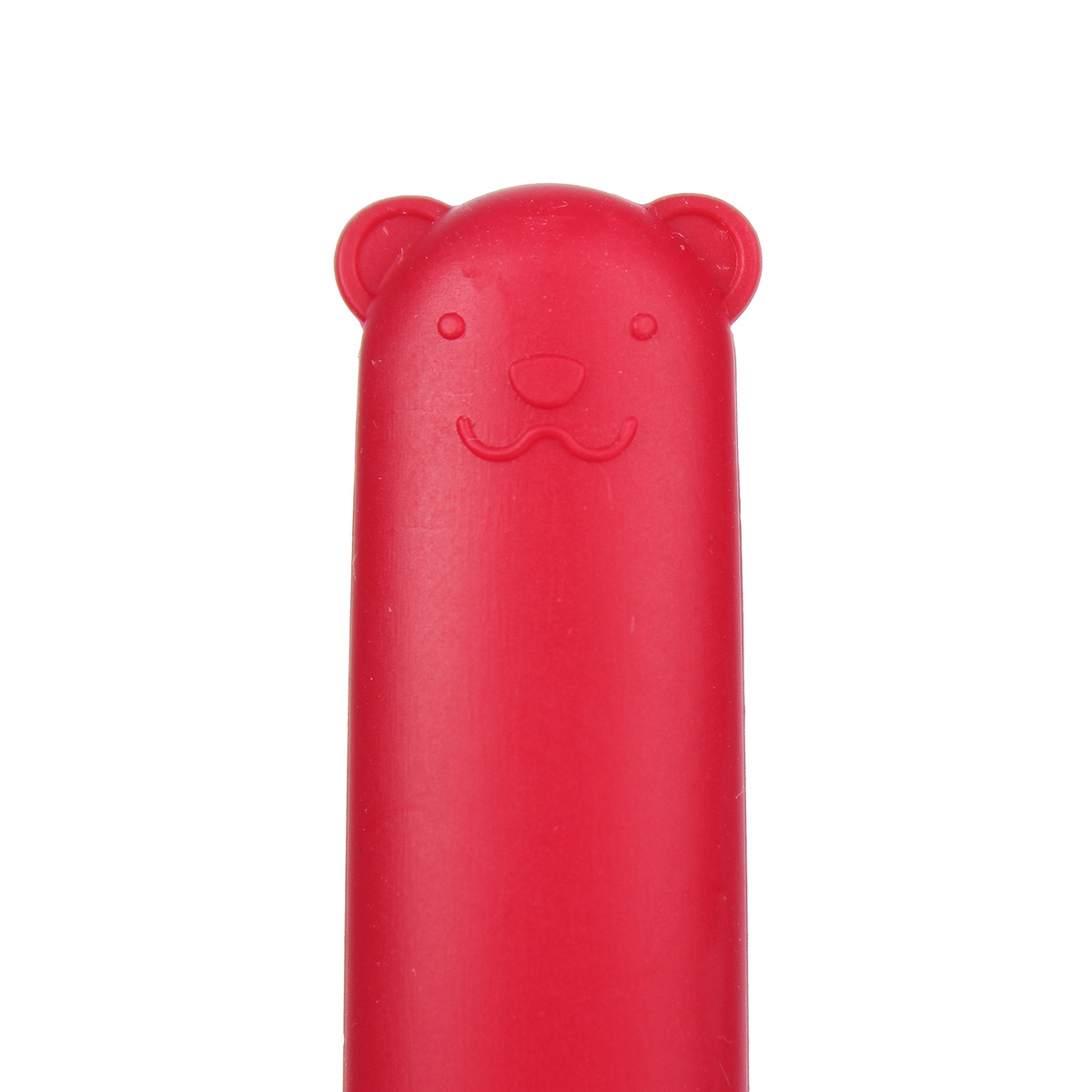 Thìa ăn dặm Silicone Nounours Hàn Quốc (Red) - mặt sau