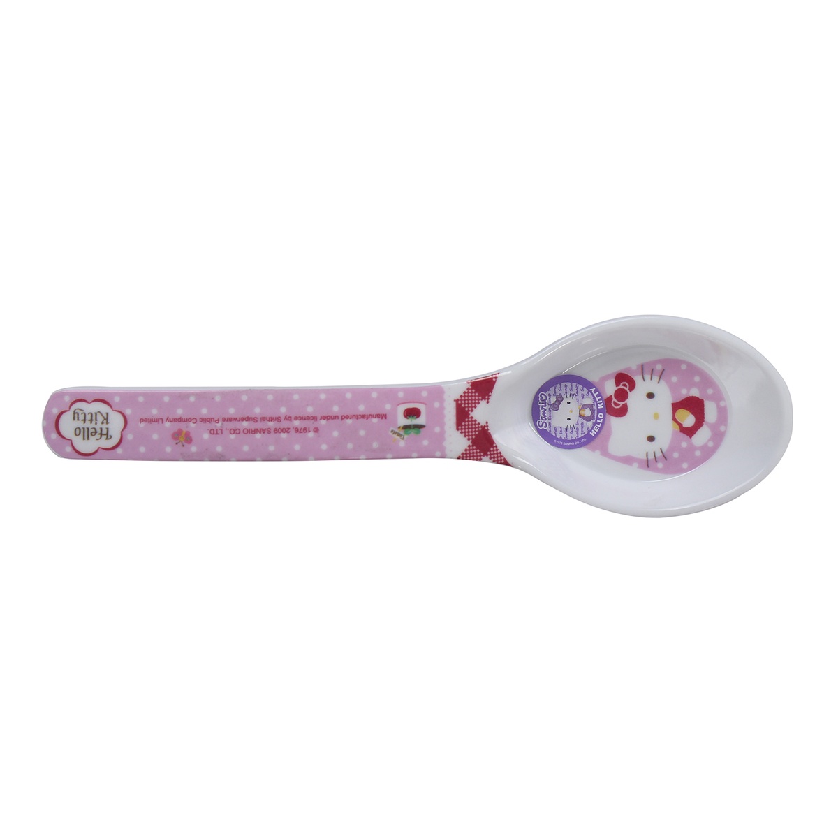 Thìa tập ăn in hình Hello Kitty Superware SP459  - mặt trái