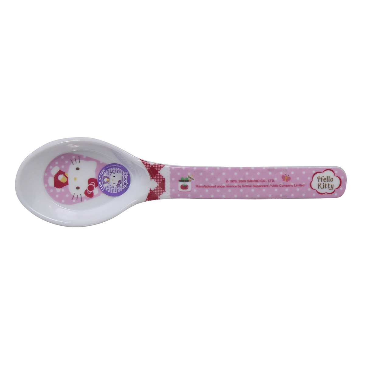 Thìa tập ăn in hình Hello Kitty Superware SP459  - mặt phải