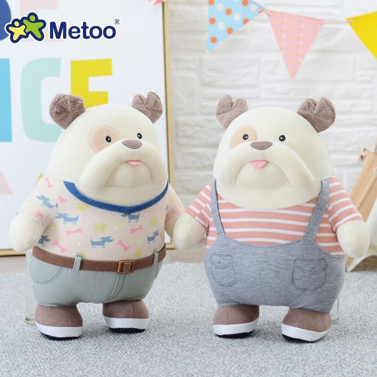 Thú bông đáng yêu Metoo Plush Dog 1432-1 - mặt trái