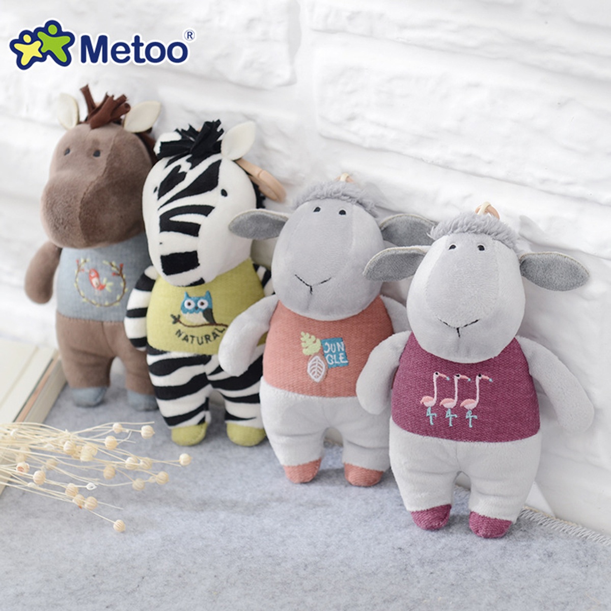 Thú bông Metoo Mini Pastoral Series 1411-4 - góc nghiêng