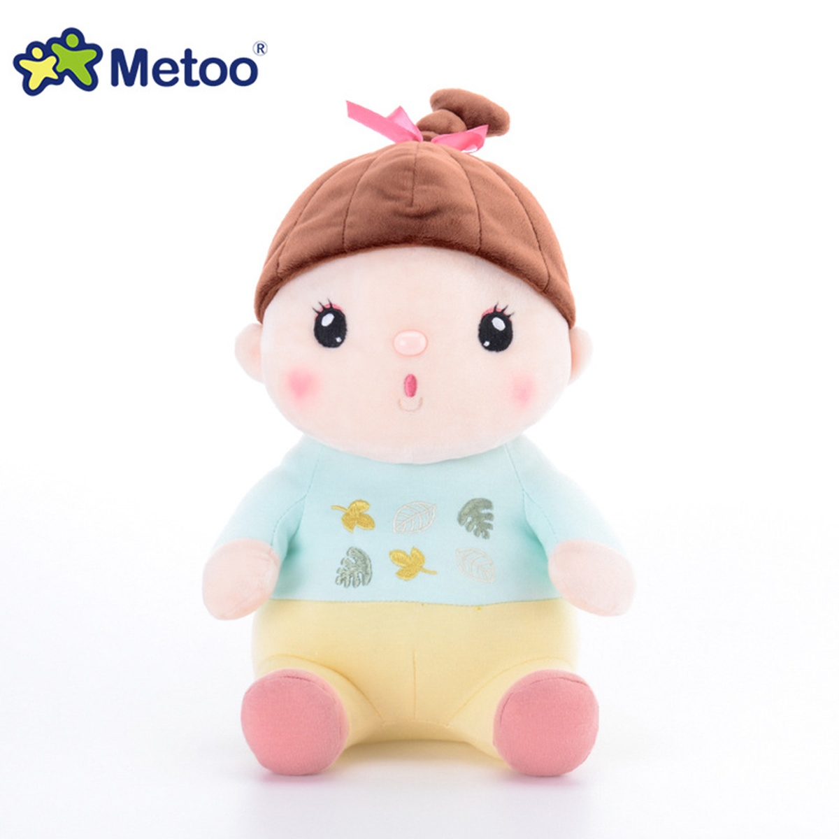 Thú bông Metoo Sitting Sweet Candy Doll With Special Braid 1430-1 - mặt trái