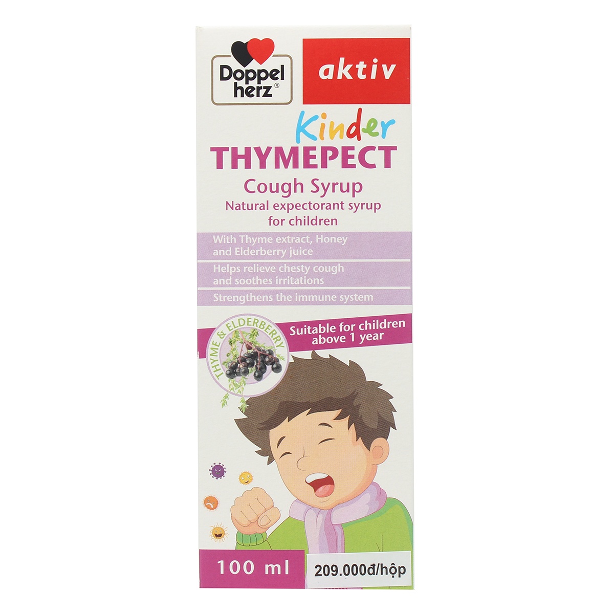 Siro trị ho Thymepect for kids 100ml nhập khẩu Đức - hình 6