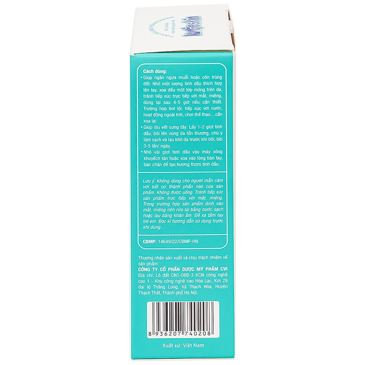 Tinh dầu bạch đàn chanh Kutieskin - góc nghiêng