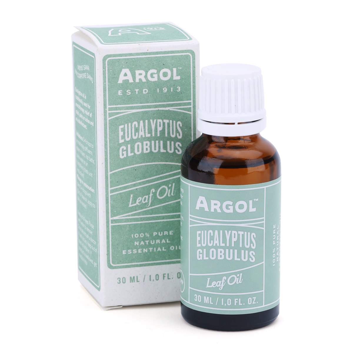 Tinh dầu khuynh diệp Argol Eucalyptus Globulus Leaf Oil 30ml - mặt trái