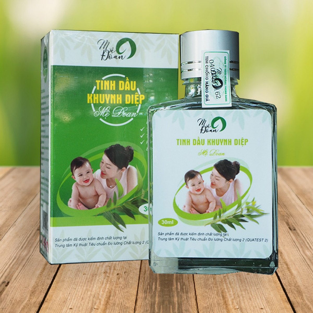 Tinh dầu khuynh diệp Mệ Đoan 30ml - mặt trái