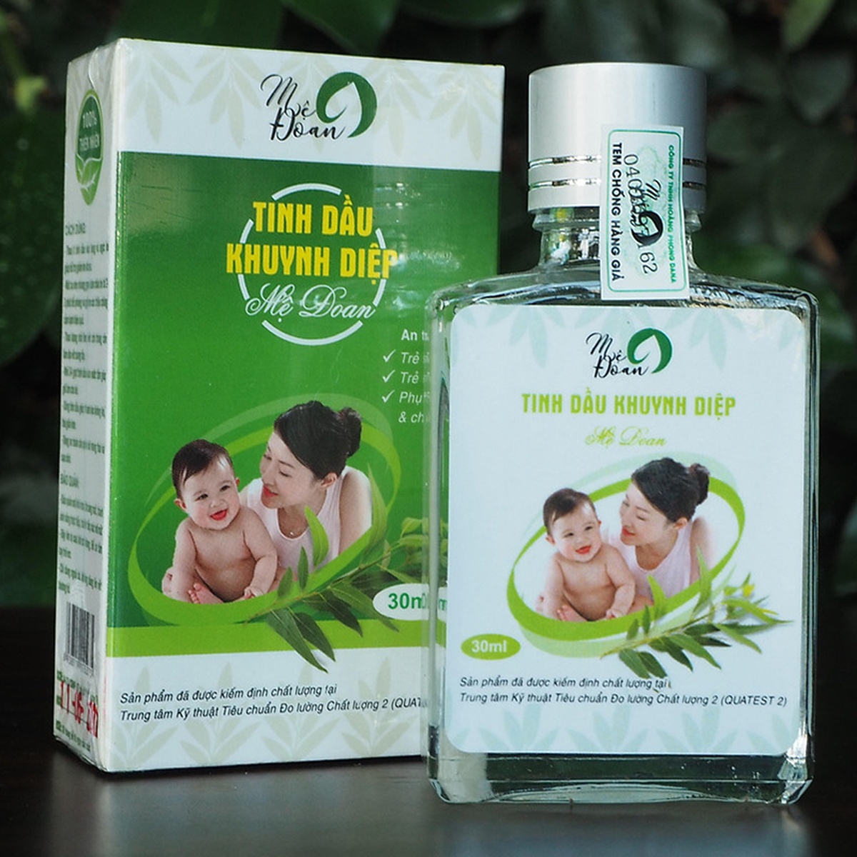Tinh dầu khuynh diệp Mệ Đoan 30ml - mặt phải