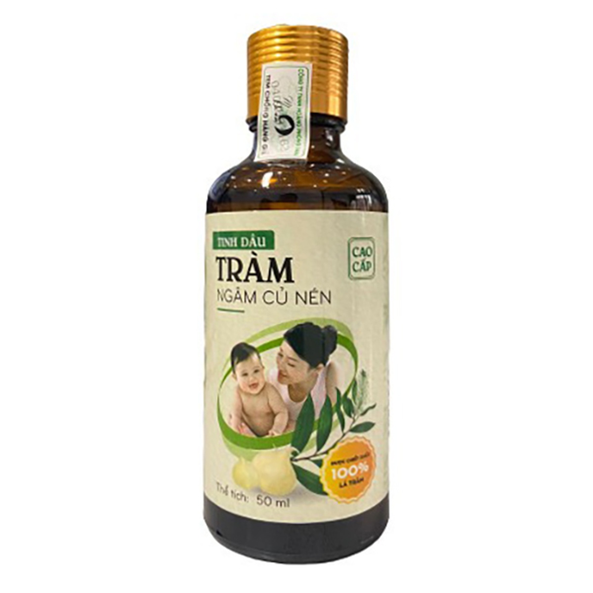 Tinh dầu tràm ngâm củ nén Mệ Đoan 50ml - mặt trái