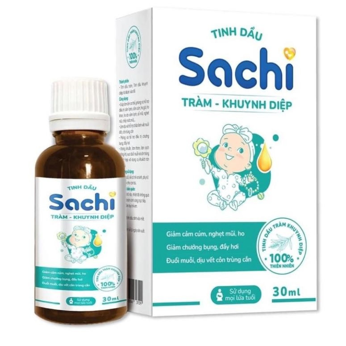 Dầu tràm khuynh diệp Sachi (Khuyến mãi không bán)