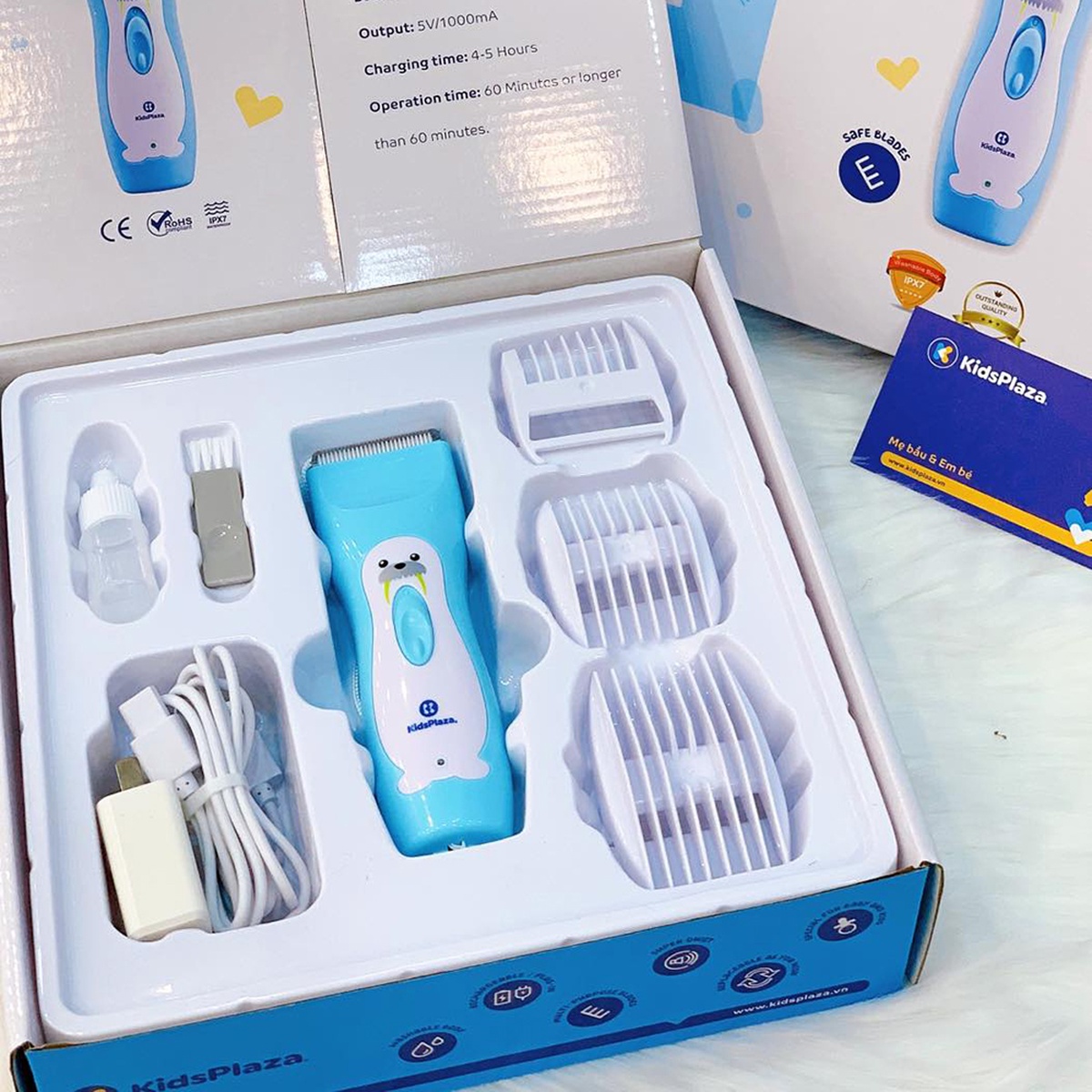 Tông đơ cắt tóc cho bé KidsPlaza 0520 - mặt phải