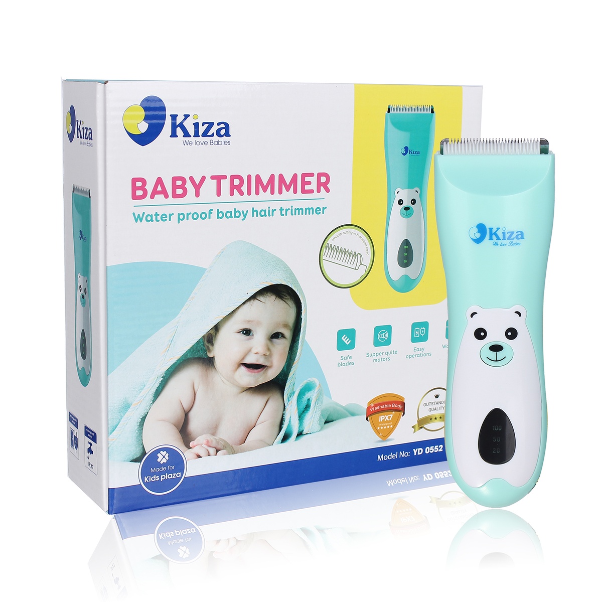Tông đơ cắt tóc cho bé Kiza 0552 KZA  - mặt trái