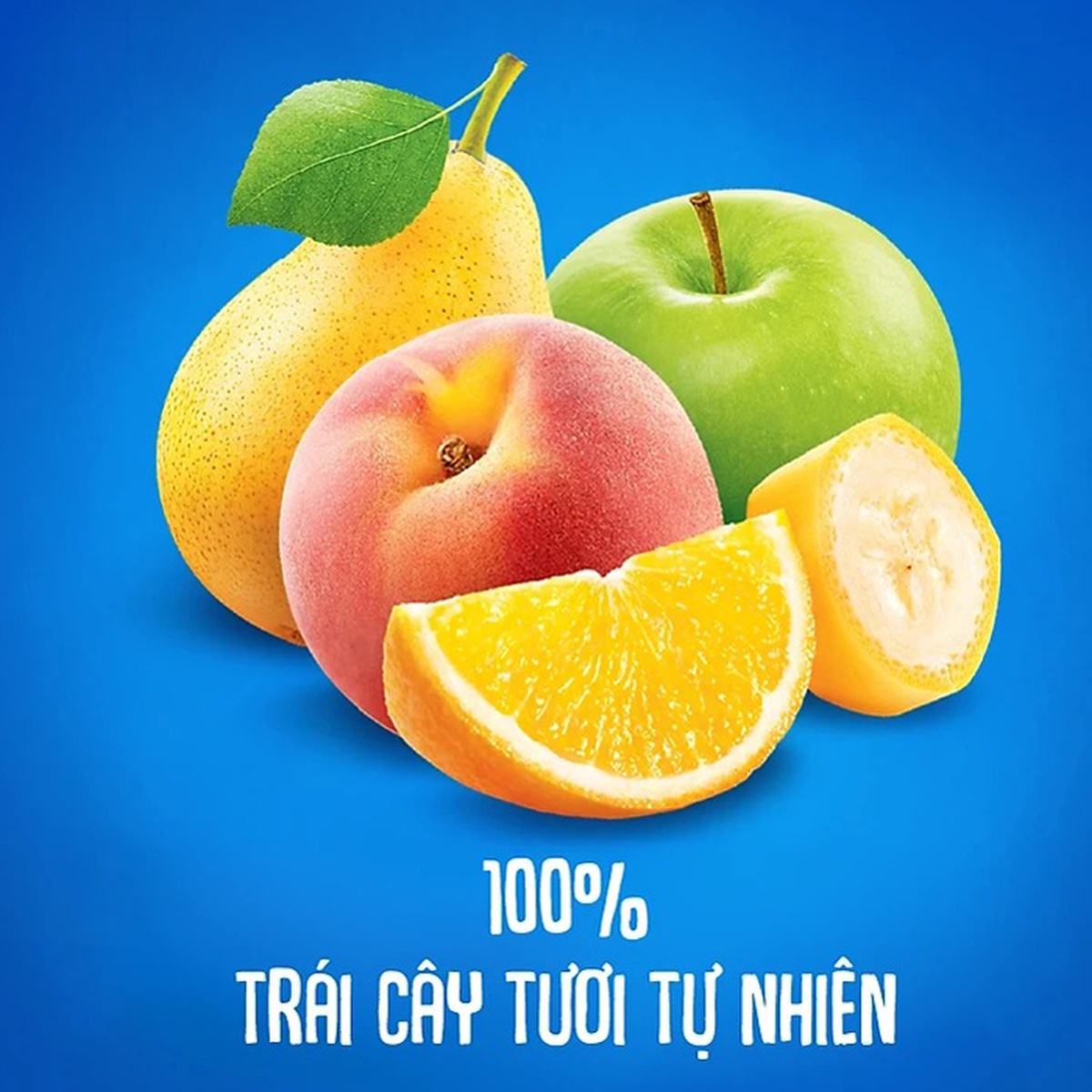 Trái cây nghiền vị táo, lê, chuối, đào, cam Agusha 90g dành cho bé từ 6M+ - mặt trái