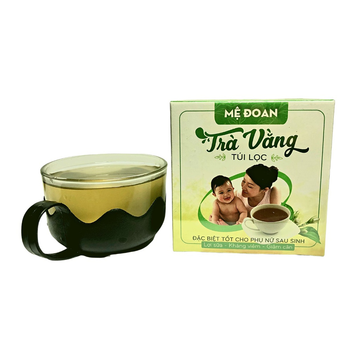 Trà vằng túi lọc Mệ Đoan - mặt trái